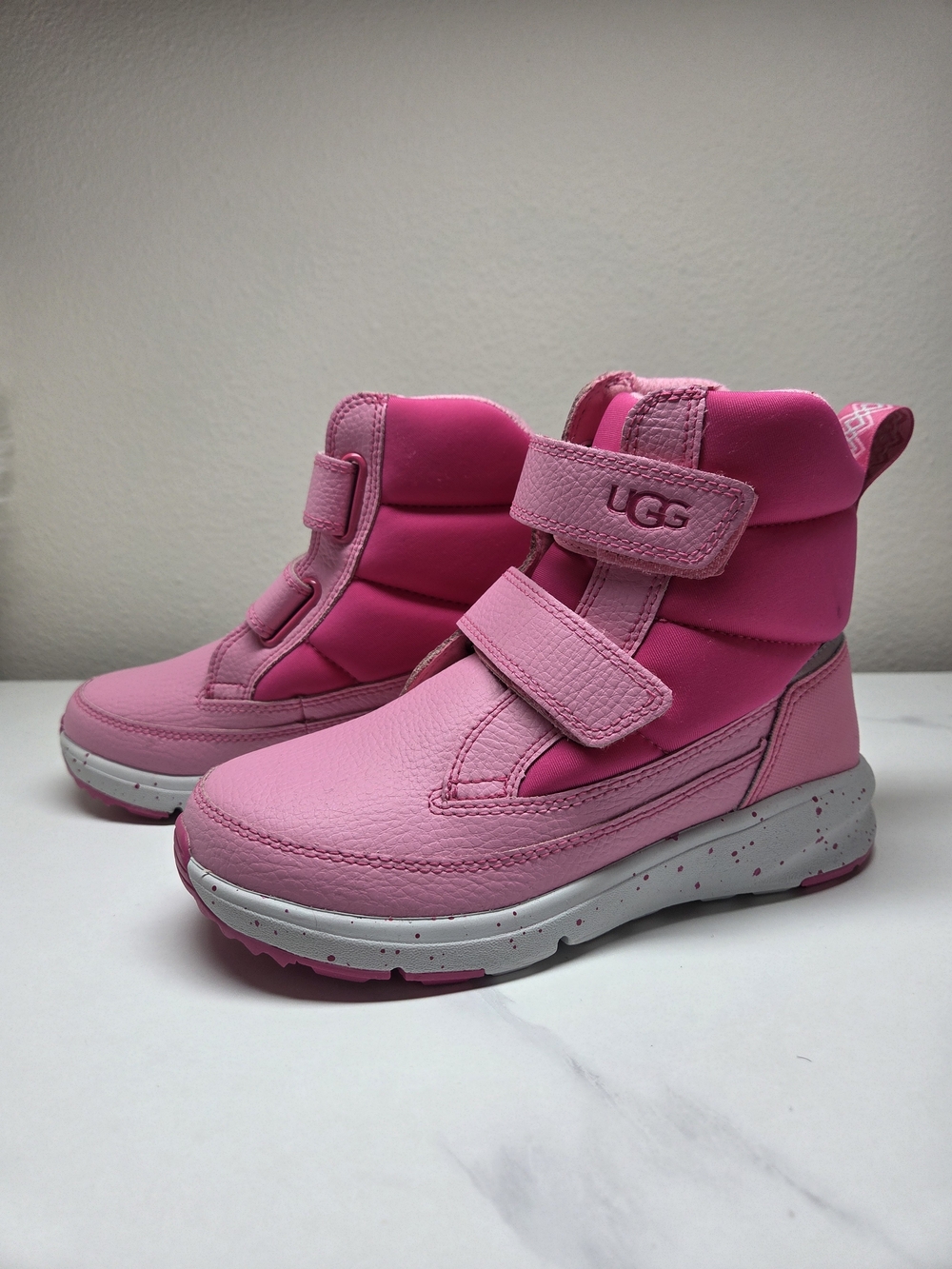 UGG Dannie Weather Waterproof Boots Sachet Pink Berry Kids Size 13 NWOB